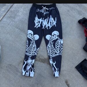 Skeleton Print Joggers